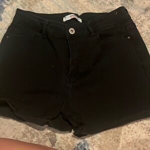 California vintage black Jean shorts size 13